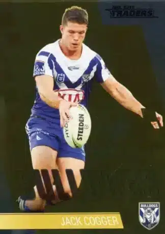 2019 Best & Less NRL Gold Parallel - BLG03 Jack Cogger Canterbury Bulldogs
