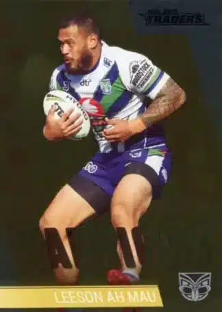 2019 Best & Less NRL Gold Parallel - BLG15 Leeson Ah Mau Warriors