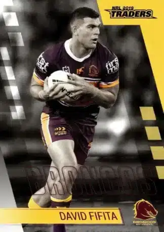2019 Best & Less NRL Silver Parallel - BLS01 David Fifita Brisbane Broncos