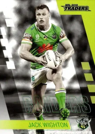 2019 Best & Less NRL Silver Parallel - BLS02 Jack Wighton Canberra Raiders