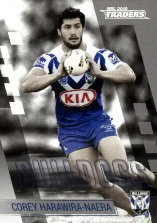 2019 Best & Less NRL Silver Parallel - BLS03 Corey Harawira-Naera Canterbury Bulldogs