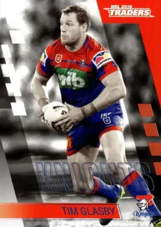 2019 Best & Less NRL Silver Parallel - BLS08 Tim Glasby Newcastle Knights