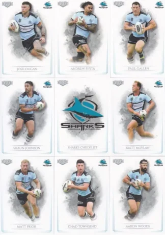 2019 NRL Elite Base Team Set - Cronulla Sharks
