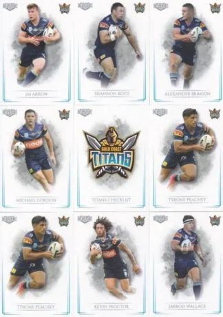 2019 NRL Elite Base Team Set - Gold Coast Titans