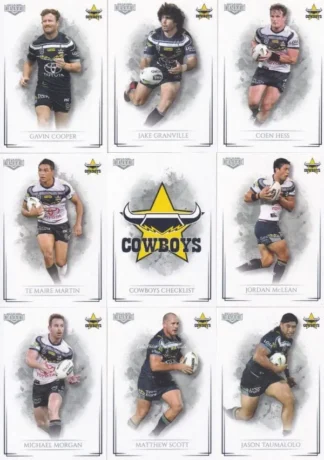 2019 NRL Elite Base Team Set - North QLD Cowboys