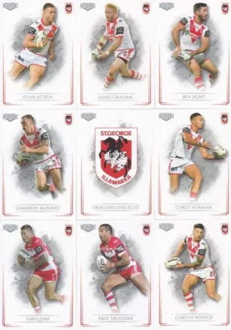2019 NRL Elite Base Team Set - St George Dragons