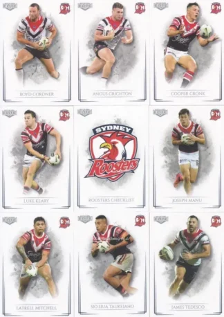 2019 NRL Elite Base Team Set - Sydney Roosters
