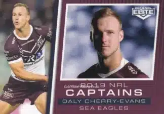 2019 NRL Elite Captains - CC06 Daly Cherry-Evans Manly Sea Eagles