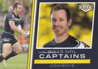 2019 NRL Elite Captains - CC09 Michael Morgan North Qld Cowboys