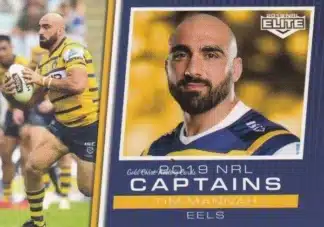 2019 NRL Elite Captains - CC10 Tim Mannah Parramatta Eels