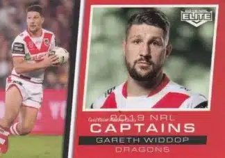 2019 NRL Elite Captains - CC13 Gareth Widdop St George Dragons