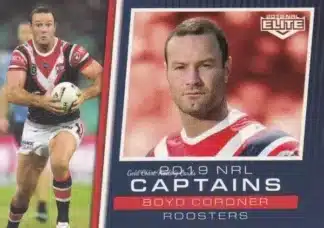 2019 NRL Elite Captains - CC14 Boyd Cordner Sydney Roosters