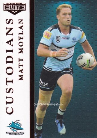 2019 NRL Elite Custodians - C04 Matt Moylan Cronulla Sharks
