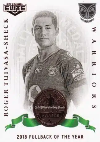 2019 NRL Elite Dally M Awards - DM02 Roger Tuivasa-Sheck Warriors