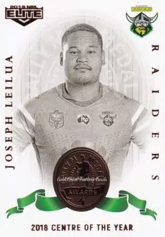 2019 NRL Elite Dally M Awards - DM04 Joseph Leilua Canberra Raiders