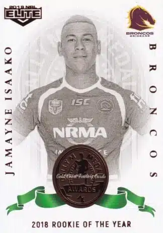 2019 NRL Elite Dally M Awards - DM12 Jamayne Isaako Brisbane Broncos