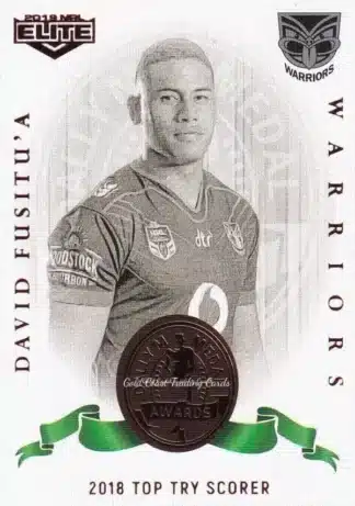 2019 NRL Elite Dally M Awards - DM13 David Fusitu'a Warriors