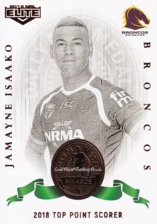 2019 NRL Elite Dally M Awards - DM14 Jamayne Isaako Brisbane Broncos