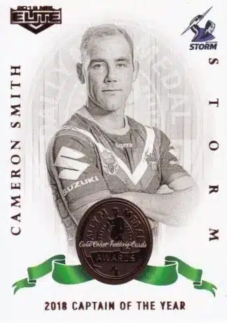 2019 NRL Elite Dally M Awards - DM17 Cameron Smith Melbourne Storm