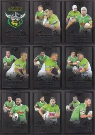 2019 NRL Elite Black Diamond Mojo Team Set - Canberra Raiders