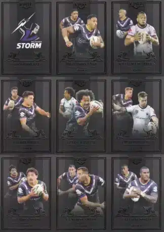 2019 NRL Elite Black Diamond Mojo Team Set - Melbourne Storm