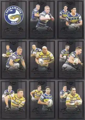 2019 NRL Elite Black Diamond Mojo Team Set - Parramatta Eels