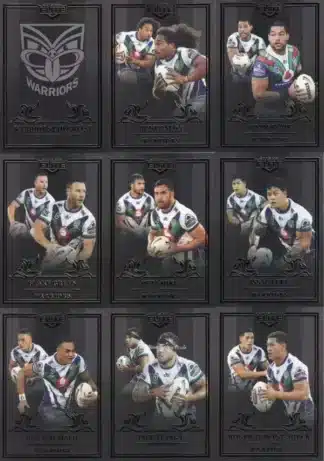 2019 NRL Elite Black Diamond Mojo Team Set - Warriors