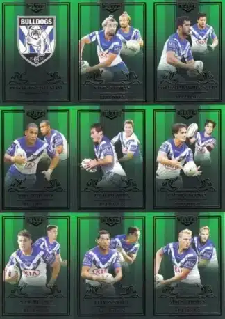 2019 NRL Elite Emerald Mojo Team Set - Canterbury Bulldogs