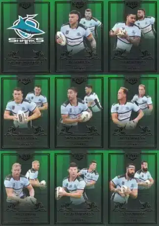 2019 NRL Elite Emerald Mojo Team Set - Cronulla Sharks