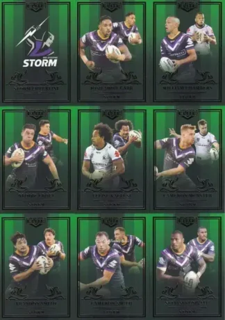 2019 NRL Elite Emerald Mojo Team Set - Melbourne Storm