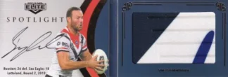 2019 NRL Elite Spotlight Jersey Patch Signature - SLS7 Boyd Cordner Sydney Roosters