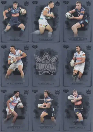 2019 NRL Elite Silver Special Team Set - Gold Coast Titans