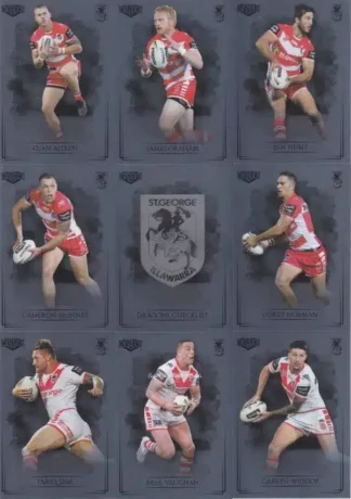 2019 NRL Elite Silver Special Team Set - St George Dragons