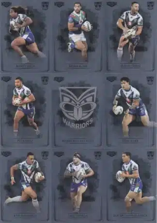 2019 NRL Elite Common Card - Base 127 Logo Checklist Warriors