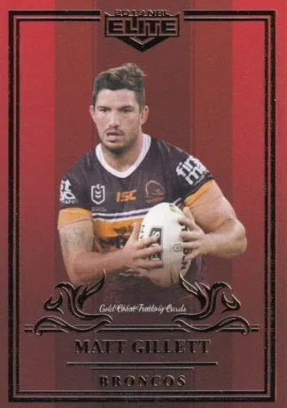 2019 NRL Elite Ruby Mojo - MR003 Matt Gillett Brisbane Broncos