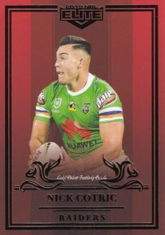 2019 NRL Elite Ruby Mojo - MR011 Nick Cotric Canberra Raiders
