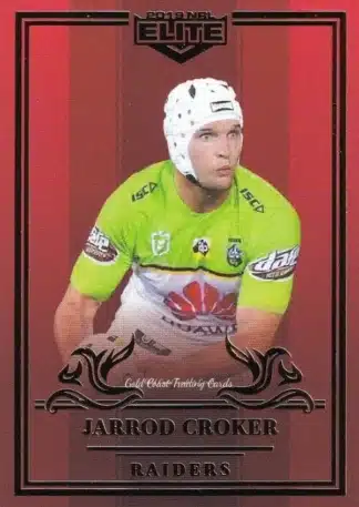 2019 NRL Elite Ruby Mojo - MR012 Jarrod Croker Canberra Raiders