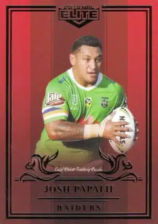 2019 NRL Elite Ruby Mojo - MR015 Josh Papalii Canberra Raiders