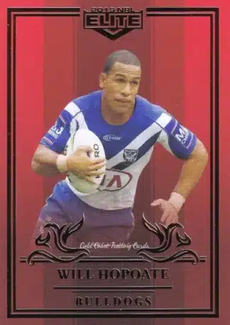 2019 NRL Elite Ruby Mojo - MR022 William Hopoate Canterbury Bulldogs