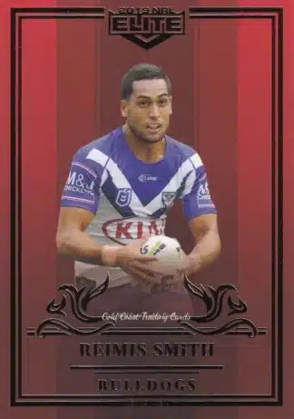 2019 NRL Elite Ruby Mojo - MR026 Reimis Smith Canterbury Bulldogs