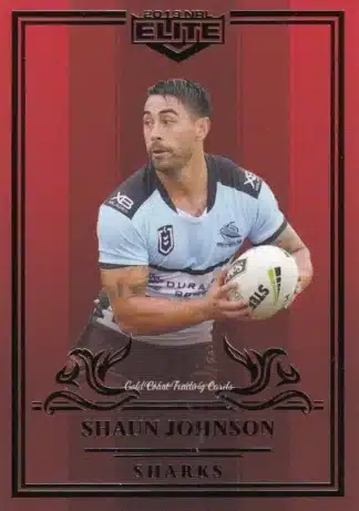 2019 NRL Elite Ruby Mojo - MR032 Shaun Johnson Cronulla Sharks