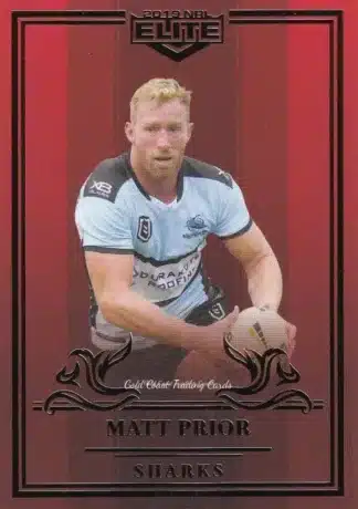 2019 NRL Elite Ruby Mojo - MR034 Matt Prior Cronulla Sharks