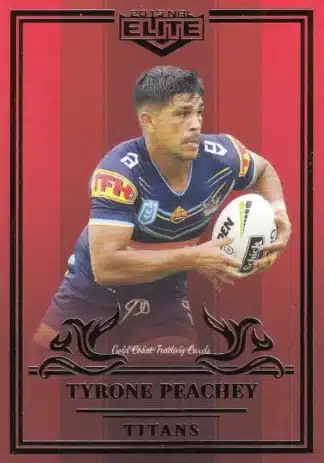 2019 NRL Elite Ruby Mojo - MR043 Tyrone Peachey Gold Coast Titans