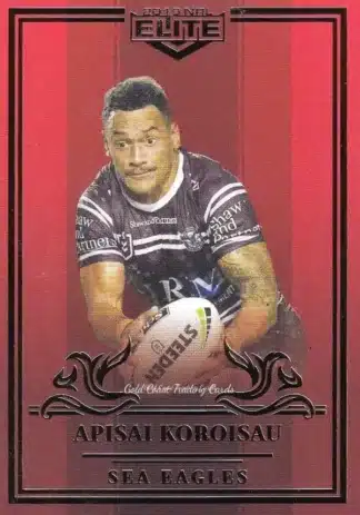 2019 NRL Elite Ruby Mojo - MR049 Apisai Koroisau Manly Sea Eagles