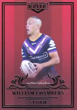 2019 NRL Elite Ruby Mojo - MR057 Will Chambers Melbourne Storm