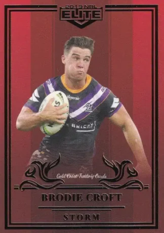 2019 NRL Elite Ruby Mojo - MR058 Brodie Croft Melbourne Storm