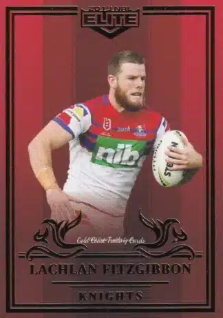 2019 NRL Elite Ruby Mojo - MR065 Lachlan Fitzgibbon Newcastle Knights
