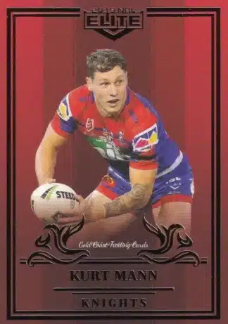 2019 NRL Elite Ruby Mojo - MR068 Kurt Mann Newcastle Knights