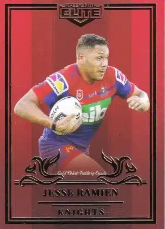 2019 NRL Elite Ruby Mojo - MR071 Jesse Ramien Newcastle Knights