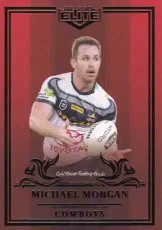 2019 NRL Elite Ruby Mojo - MR079 Michael Morgan North Qld Cowboys